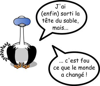 Autruche masquée