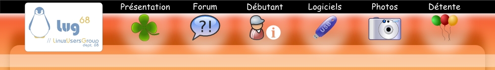 les six  menus de base