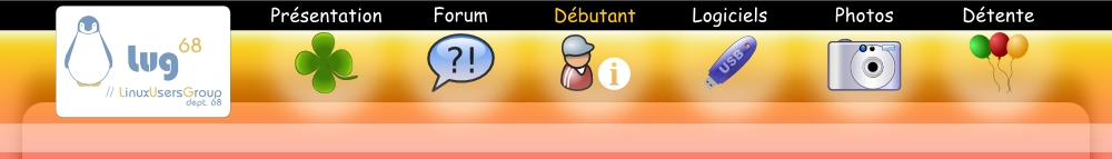 les six  menus de base