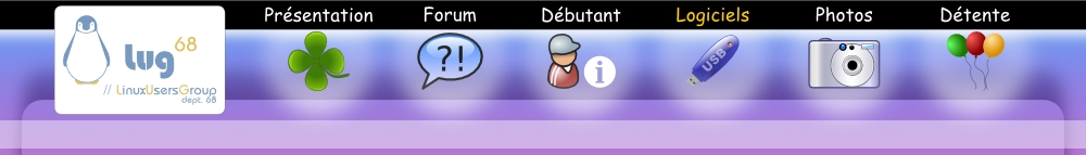 les six  menus de base