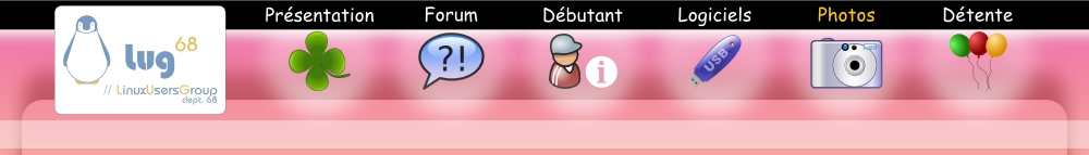 les six  menus de base